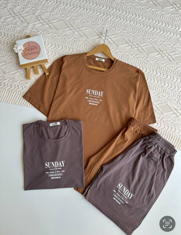 ست تیشرت و شلوارک Sunday